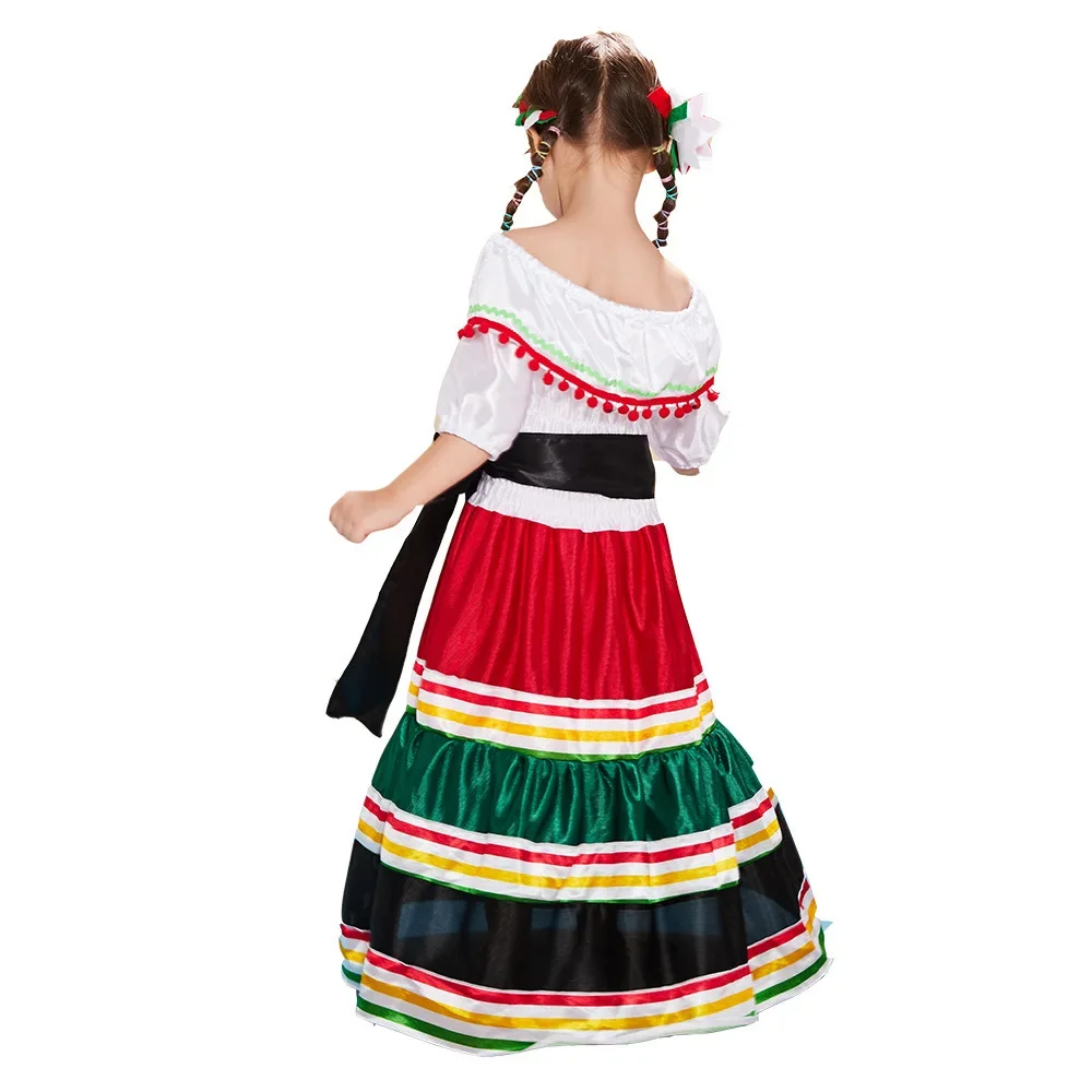 New best-selling Ghost Festival costume dress for Mexican ethnic girls, long dress for Halloween party costumes
New best-selling Ghost Festival costume dress for Mexican ethnic girls, long dress for Halloween party costumes