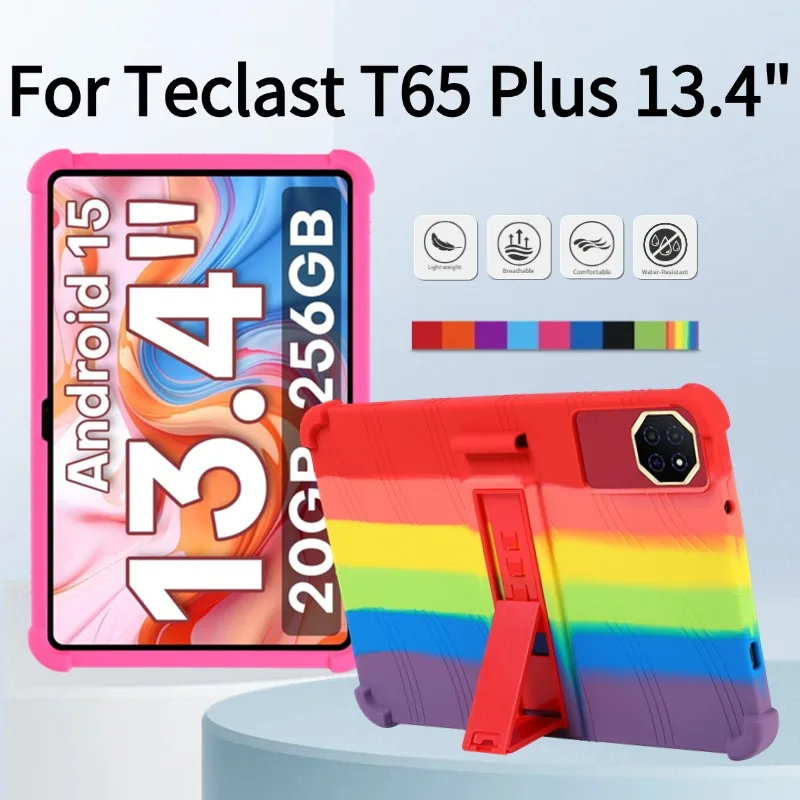 Для планшетов Teclast T65 Plus 13,4-дюймовый противоударный чехол для подушек безопасности teclast t65 plus мягкий силиконовый регулируемый чехол-подставка
Для планшетов Teclast T65 Plus 13,4-дюймовый противоударный чехол для подушек безопасности teclast t65 plus мягкий силиконовый регулируемый чехол-подставка