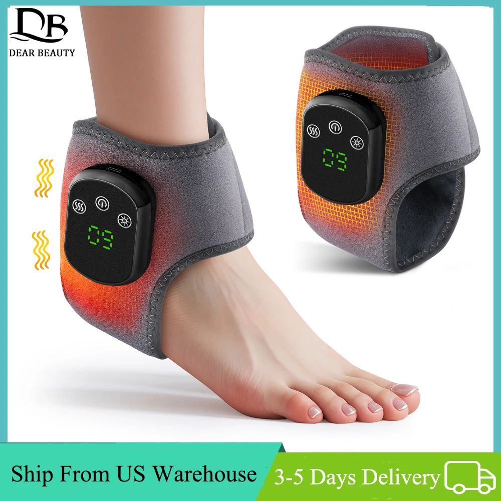 Electric Ankle Massager 3 Vibration 5 Speed Infrared Hot Compress Therapy Foot Massager Ankle Support Brace Heated Massage Wrap
Electric Ankle Massager 3 Vibration 5 Speed Infrared Hot Compress Therapy Foot Massager Ankle Support Brace Heated Massage Wrap