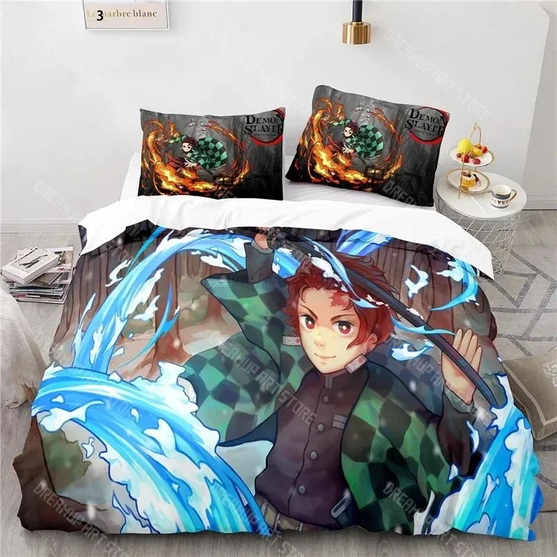 Home Textile 3d Demon Slayer Bedding Set Print Duvet Cover Set with Pillowcase Twin Full Queen King Size for Bedroom Decor
Home Textile 3d Demon Slayer Bedding Set Print Duvet Cover Set with Pillowcase Twin Full Queen King Size for Bedroom Decor