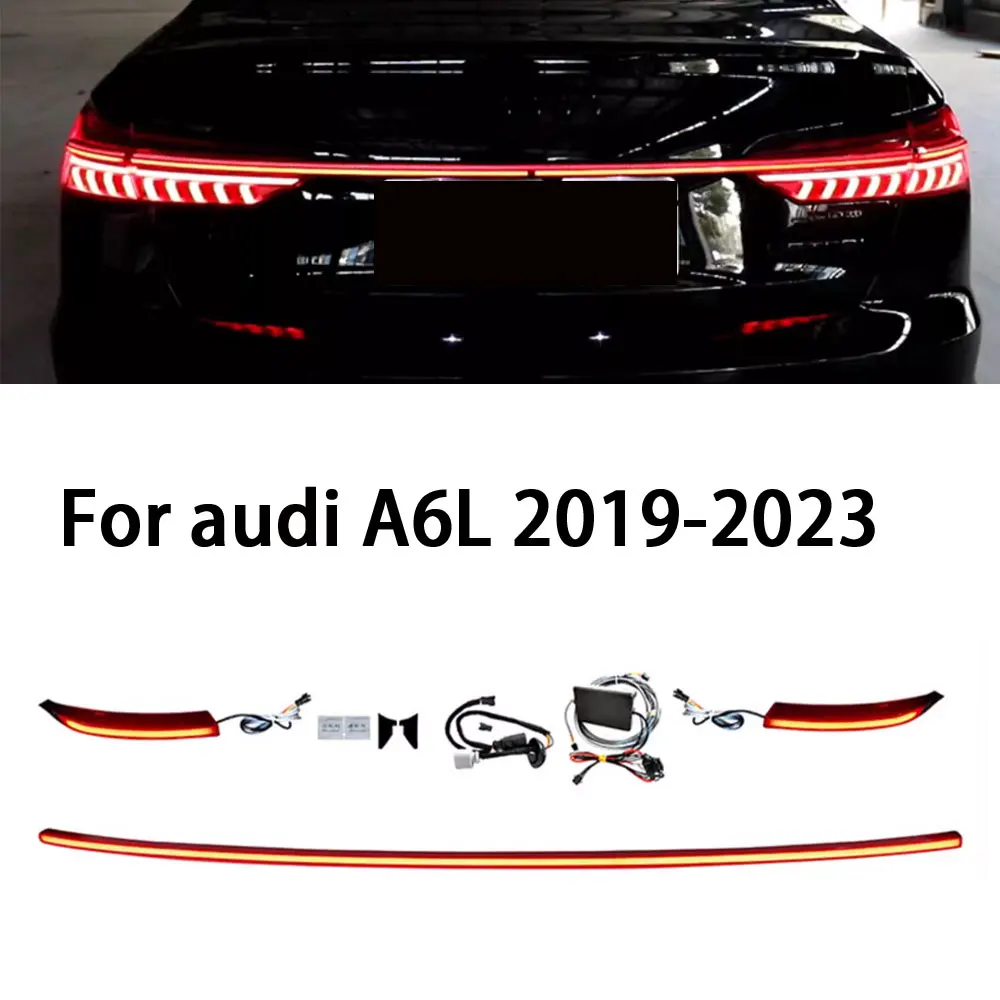 Автомобильные фары для Audi A6 S6 C8 2019 2020 2021-2024 через задний фонарь, тормозной задний фонарь, динамический указатель поворота, задний фонарь в сборе
Автомобильные фары для Audi A6 S6 C8 2019 2020 2021-2024 через задний фонарь, тормозной задний фонарь, динамический указатель поворота, задний фонарь в сборе
