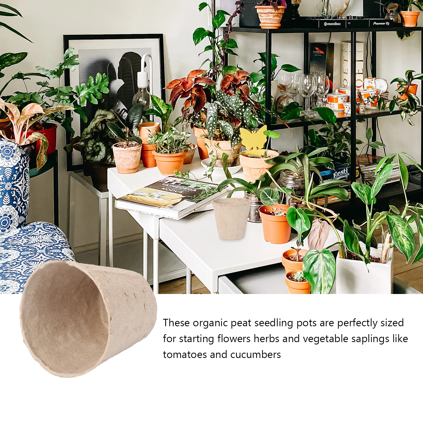 50Pcs Paper Pulp Nursery Pot Biodegradable Seedling Cups Organic Peat Pots Garden Supplies for Tomato Cucumber
50Pcs Paper Pulp Nursery Pot Biodegradable Seedling Cups Organic Peat Pots Garden Supplies for Tomato Cucumber