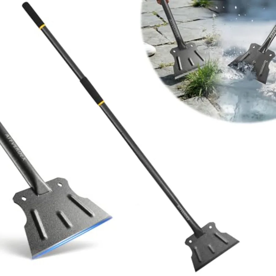 Garden Flat Shovel Scraper59" Steel Handle Multifunctional Cleaning Shovel Ice Chopper for Driveway Weeding Edging Trenching an
Garden Flat Shovel Scraper59" Steel Handle Multifunctional Cleaning Shovel Ice Chopper for Driveway Weeding Edging Trenching an
