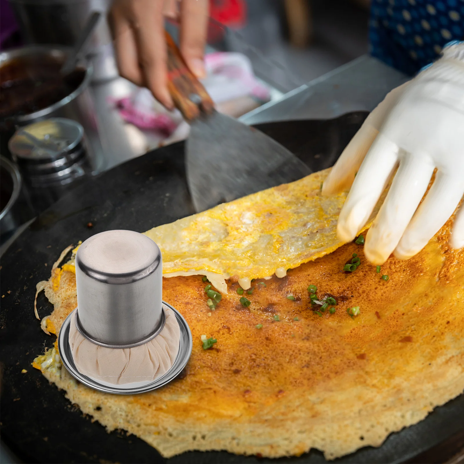 1 Set Pancake Oil Spreader Applicator Kitchen Cooking Tool For Grilling Baking Butter Mold With Spatula Crepes Bbq Mop Brush
1 Set Pancake Oil Spreader Applicator Kitchen Cooking Tool For Grilling Baking Butter Mold With Spatula Crepes Bbq Mop Brush