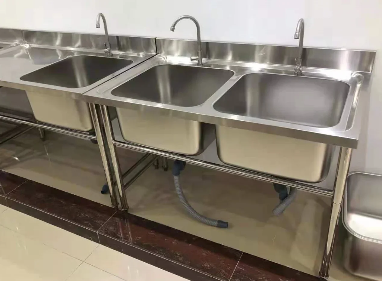 stainless steel tables commercial kitchen stainless steel work table Stainless steel table with 4 sink
stainless steel tables commercial kitchen stainless steel work table Stainless steel table with 4 sink