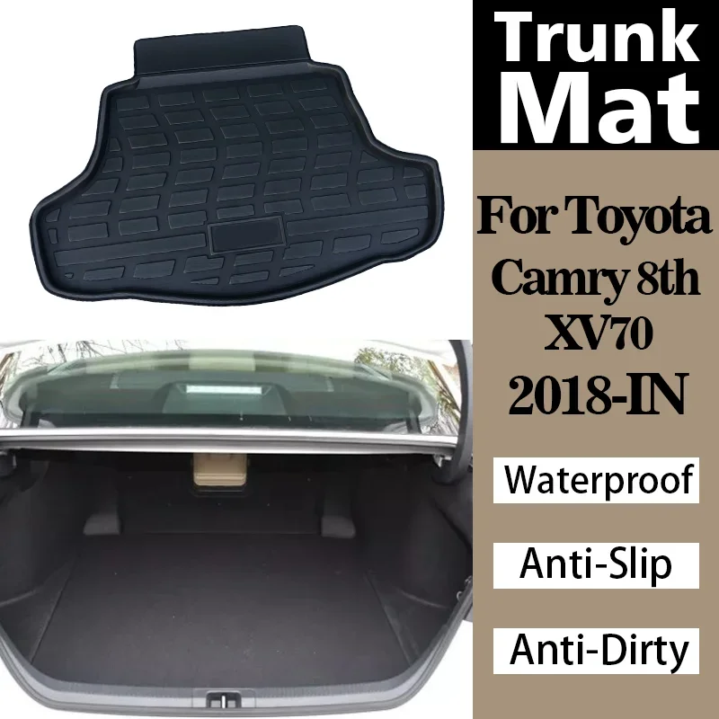 Коврики в багажник автомобиля для Toyota Camry 8th XV70 2018-2024, водонепроницаемые противоскользящие, противогрязные, задний багажник, коврик для багажника, коврик для пола вантажа
Коврики в багажник автомобиля для Toyota Camry 8th XV70 2018-2024, водонепроницаемые противоскользящие, противогрязные, задний багажник, коврик для багажника, коврик для пола вантажа