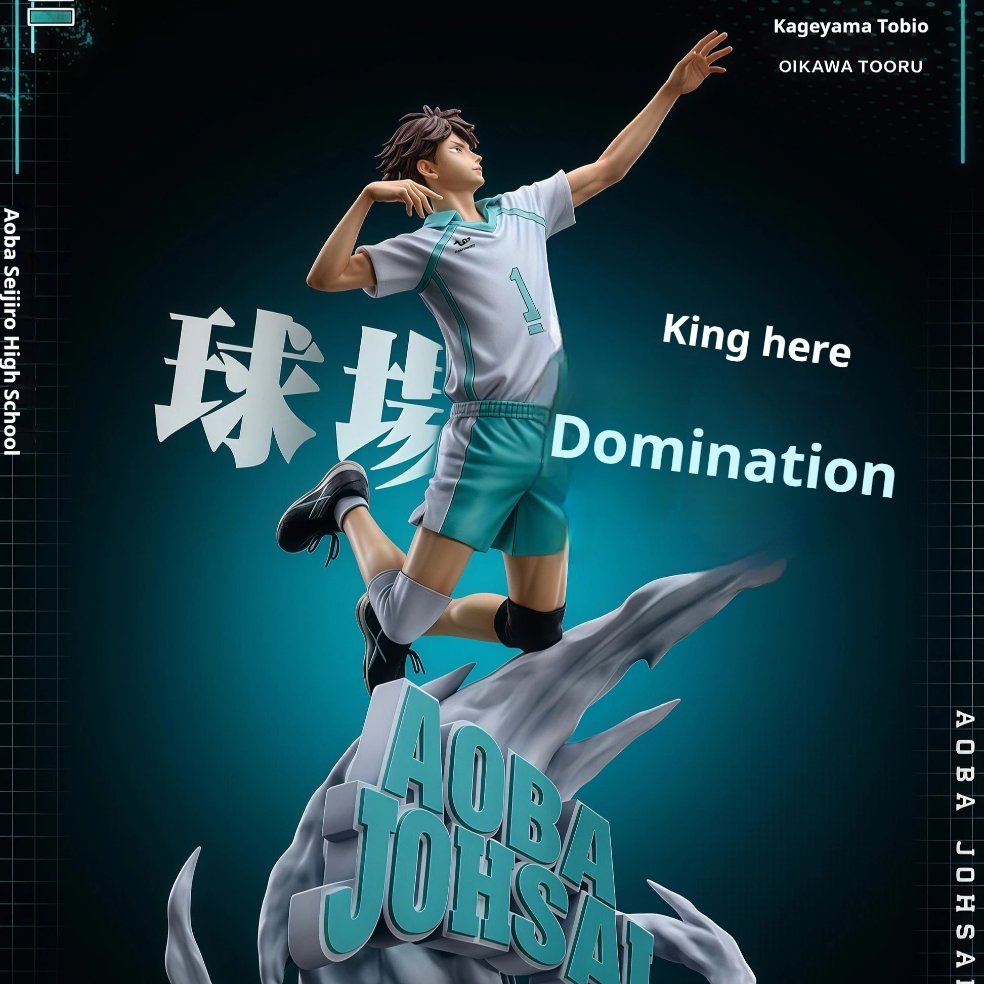 Haikyuu!! Toru Oikawa and Shoyo Hinata Jumping Scene GK Action Figure Anime Peripheral Handheld Desktop Ornament Statue Model
Haikyuu!! Toru Oikawa and Shoyo Hinata Jumping Scene GK Action Figure Anime Peripheral Handheld Desktop Ornament Statue Model