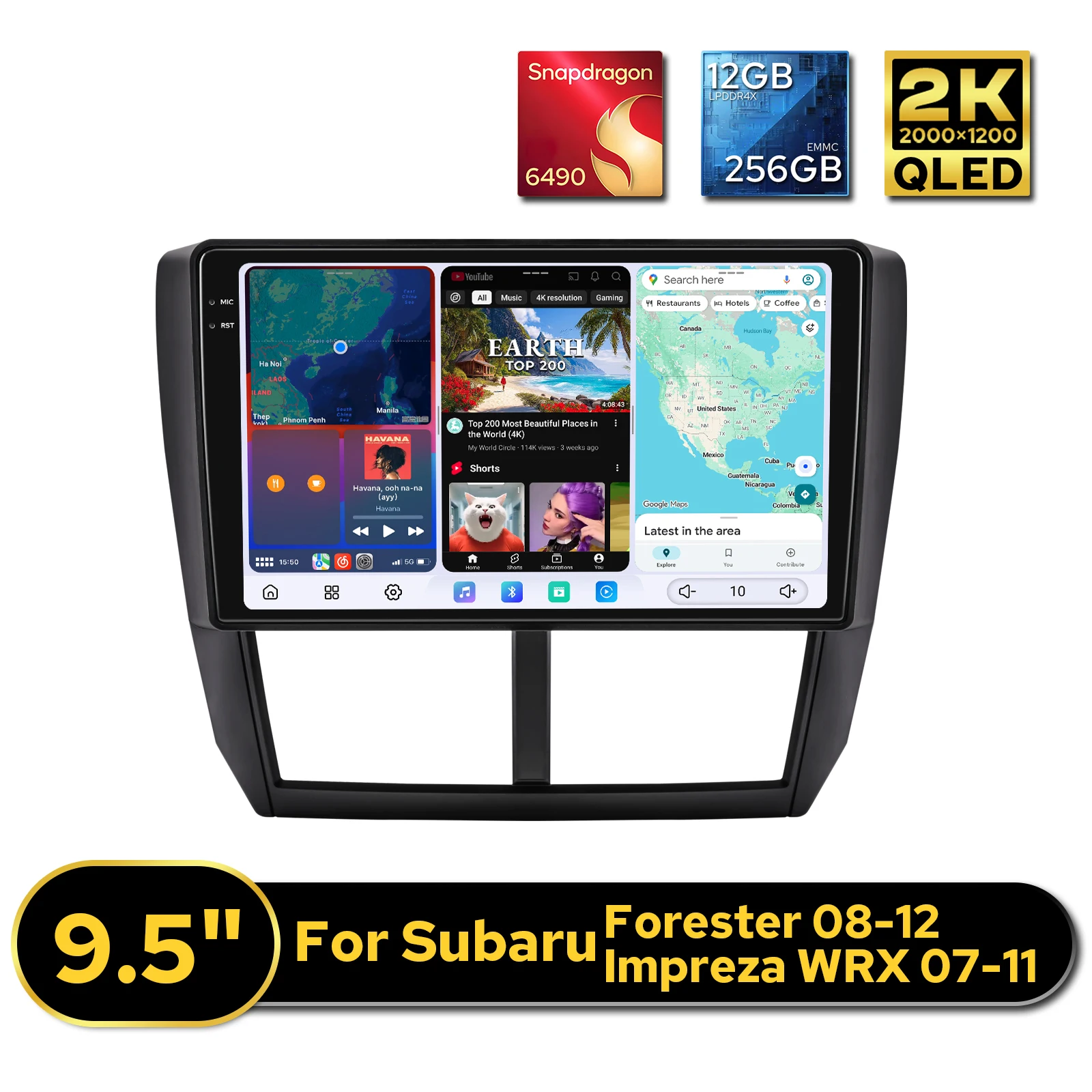 JOYING новый 9,5-дюймовый головное устройство, автомобильная стереосистема 2K QLED, сенсорный экран 12 ГБ 256 ГБ для Subaru Forester&Impreza WRX 2008-2012 Plug&Play
JOYING новый 9,5-дюймовый головное устройство, автомобильная стереосистема 2K QLED, сенсорный экран 12 ГБ 256 ГБ для Subaru Forester&Impreza WRX 2008-2012 Plug&Play