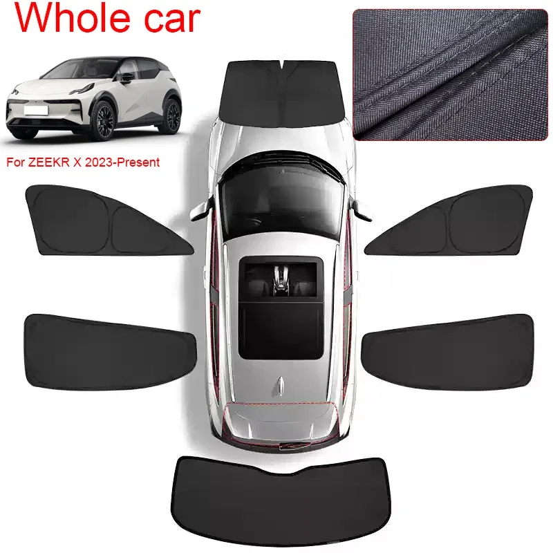 Car Dedicated Privacy Curtain Window Sunshade For ZEEKR X 2023-Present Anti-UV Heat Insulation Protect Cover Auto Accessory
Car Dedicated Privacy Curtain Window Sunshade For ZEEKR X 2023-Present Anti-UV Heat Insulation Protect Cover Auto Accessory