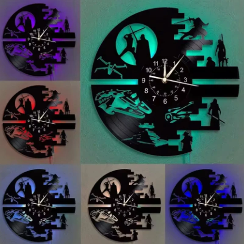 ZK50 Creative Planet светодиодный настенный светильник фон настенные часы ночник подключаемый пульт дистанционного управления версия декоративная лампа 
ZK50 Creative Planet светодиодный настенный светильник фон настенные часы ночник подключаемый пульт дистанционного управления версия декоративная лампа