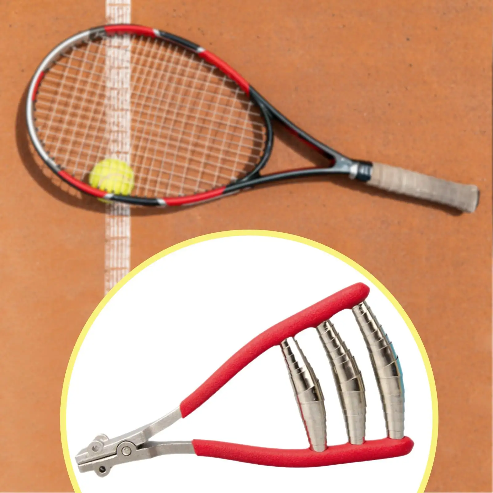 Stainless Steel Starting Clamp Sports Accessory for Tennis Racket Stringing Comfortable Grip and Easy Threading
Stainless Steel Starting Clamp Sports Accessory for Tennis Racket Stringing Comfortable Grip and Easy Threading