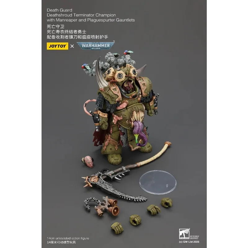 Special OfferIn Stock【JOYTOY】Death Guard Deathshroud Terminator Champion with Manreaper and Plaguespurter Gauntlets Toysin stock
Special OfferIn Stock【JOYTOY】Death Guard Deathshroud Terminator Champion with Manreaper and Plaguespurter Gauntlets Toysin stock