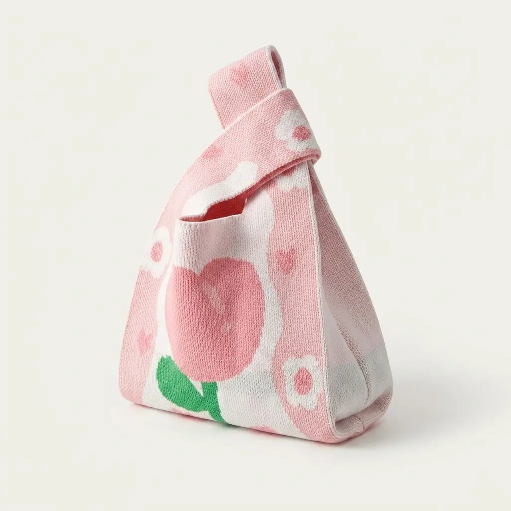 Aesthetic Candy Color Knitted Knot Bag, Soft Cute Flower Heart Pattern Mini Shoulder Handbag
Aesthetic Candy Color Knitted Knot Bag, Soft Cute Flower Heart Pattern Mini Shoulder Handbag