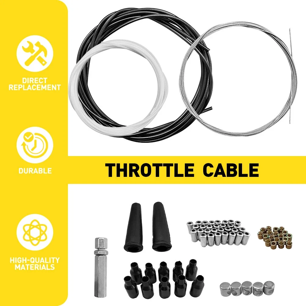 5 Metres DIY Throttle Cable Universal Kit Nipples Ferrules Motorbike Replacement Motorcycle Cable Throttle Accessories Tool
5 Metres DIY Throttle Cable Universal Kit Nipples Ferrules Motorbike Replacement Motorcycle Cable Throttle Accessories Tool