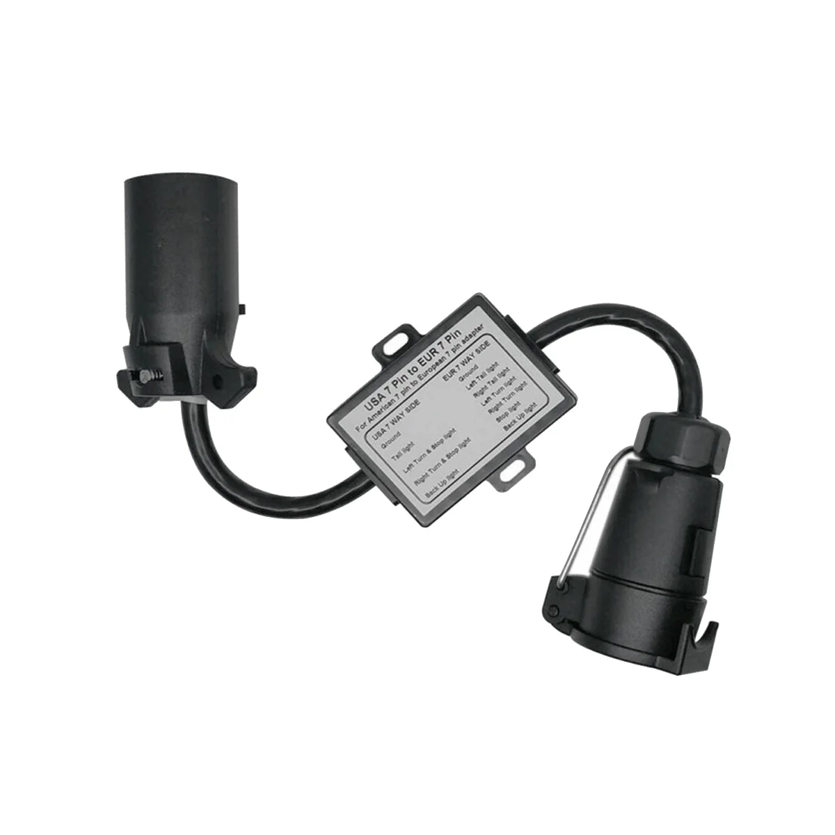 Trailer Light Connector USA to EU 7-Way Socket Plug Adapter Vehicle Linker Trailer Connector Towbar Towing Plug Adapter
Trailer Light Connector USA to EU 7-Way Socket Plug Adapter Vehicle Linker Trailer Connector Towbar Towing Plug Adapter