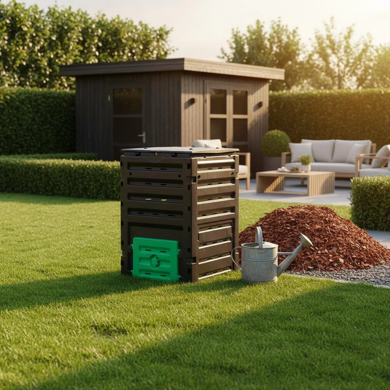 Standing Compost Bin Good Aeration Aerated Compost Bin Garden Composter Ventilated Outdoor Storage Fast Composting for Gardeners
Standing Compost Bin Good Aeration Aerated Compost Bin Garden Composter Ventilated Outdoor Storage Fast Composting for Gardeners