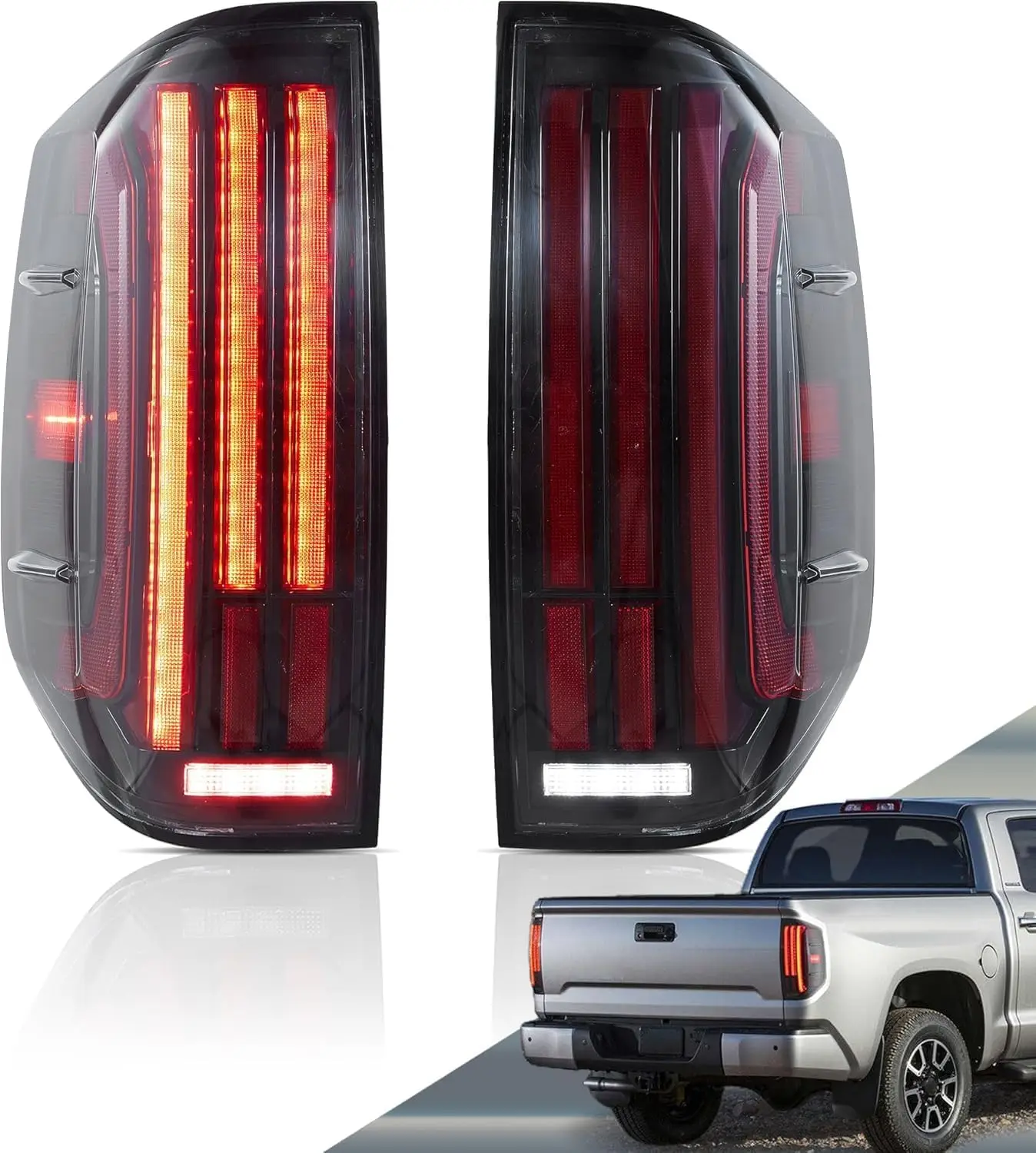 Pair Tail Lights Assembly For Toyota Tundra 2014-2021 Car Rear Lamps Left And Right Side Light
Pair Tail Lights Assembly For Toyota Tundra 2014-2021 Car Rear Lamps Left And Right Side Light