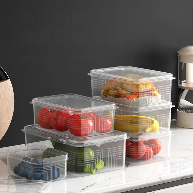 Small Food Preservation Boxes Refrigerator Meat Vegetable Fresh-Keeping Box Transparent Kitchen Sealed Storage Box
Small Food Preservation Boxes Refrigerator Meat Vegetable Fresh-Keeping Box Transparent Kitchen Sealed Storage Box