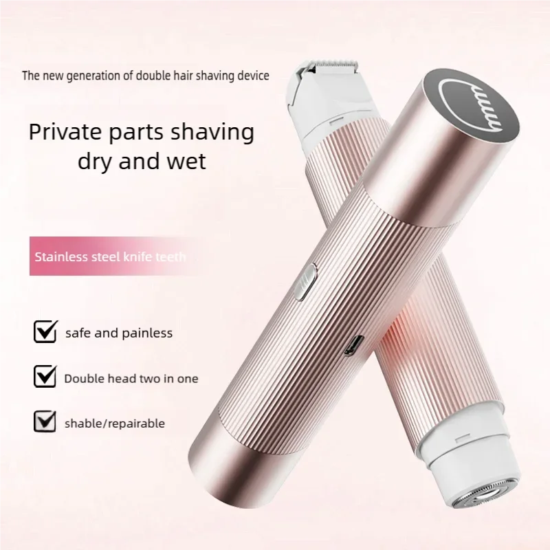 Женская водонепроницаемая электробритва 2-в-1, триммер для волос в области бикини, беспроводная перезаряжаемая, для влажного/сухого использования, съемная двойная головка
Женская водонепроницаемая электробритва 2-в-1, триммер для волос в области бикини, беспроводная перезаряжаемая, для влажного/сухого использования, съемная двойная головка