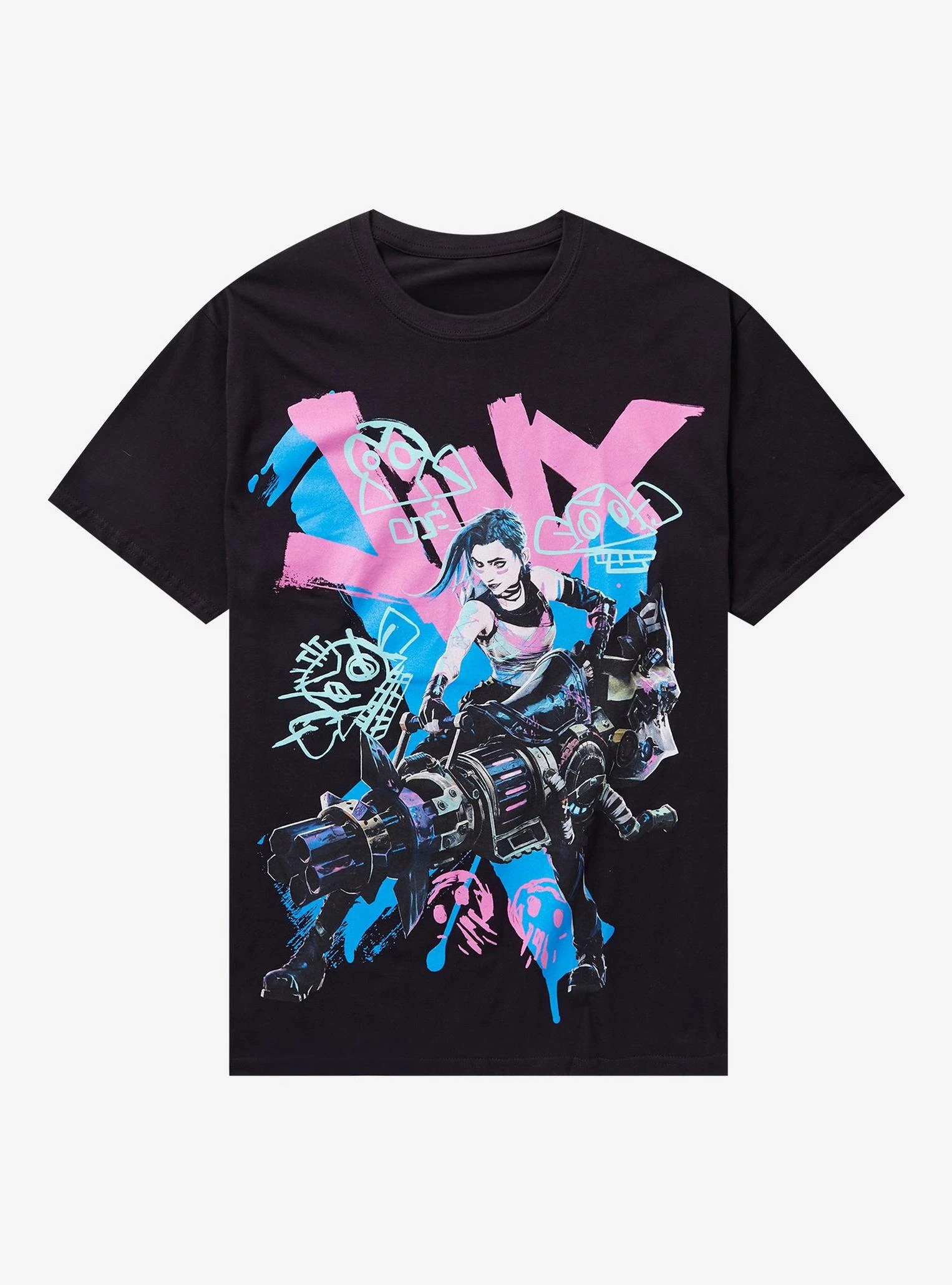 Arcane Jinx Graffiti Jumbo Graphic T-Shirt _ Summer Luxury Brand Cotton Men's and Women's T-shirt Short Sleeve
Arcane Jinx Graffiti Jumbo Graphic T-Shirt _ Summer Luxury Brand Cotton Men's and Women's T-shirt Short Sleeve