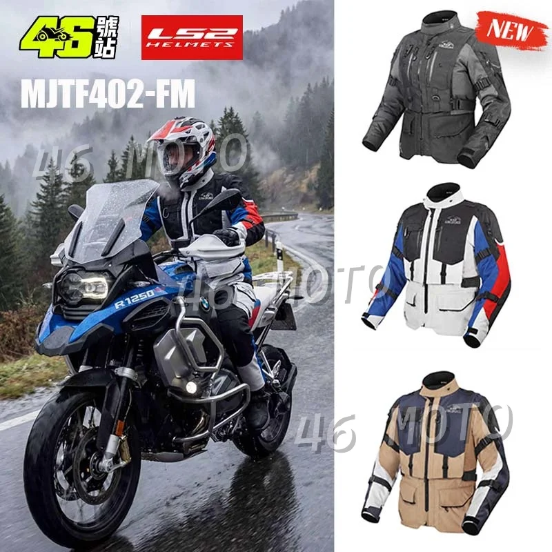 LS2 TF402 Adventure Touring Motorcycle Jacket Men Women All Weather CE AA Waterproof 3-Layer with Removable Thermal & Rain Inner
LS2 TF402 Adventure Touring Motorcycle Jacket Men Women All Weather CE AA Waterproof 3-Layer with Removable Thermal & Rain Inner