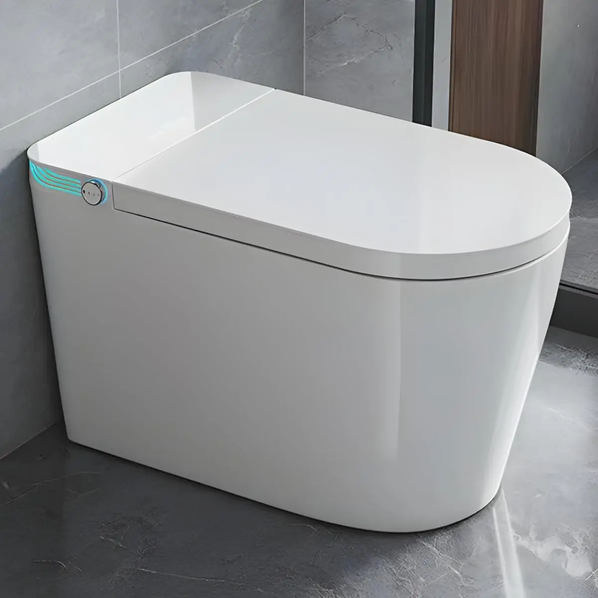 Smart Toilet with Bidet Built In, Foot Sensor Operation, Elongated Tankless Toilet with Automatic Flush, Dual, Customized
Smart Toilet with Bidet Built In, Foot Sensor Operation, Elongated Tankless Toilet with Automatic Flush, Dual, Customized