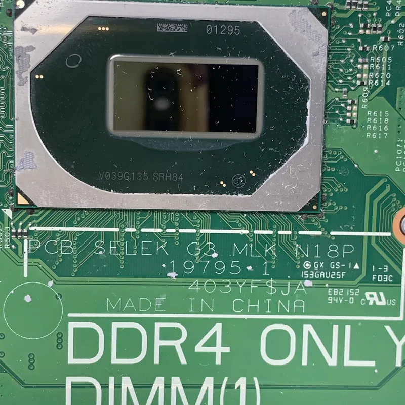 0HN4GN HN4GN CN-0HN4GN с материнской платой процессора SRH84 I5-10300H 19795-1 для DELL 3500, материнская плата для ноутбука, 100% полное тестирование, работает хорошо
0HN4GN HN4GN CN-0HN4GN с материнской платой процессора SRH84 I5-10300H 19795-1 для DELL 3500, материнская плата для ноутбука, 100% полное тестирование, работает хорошо