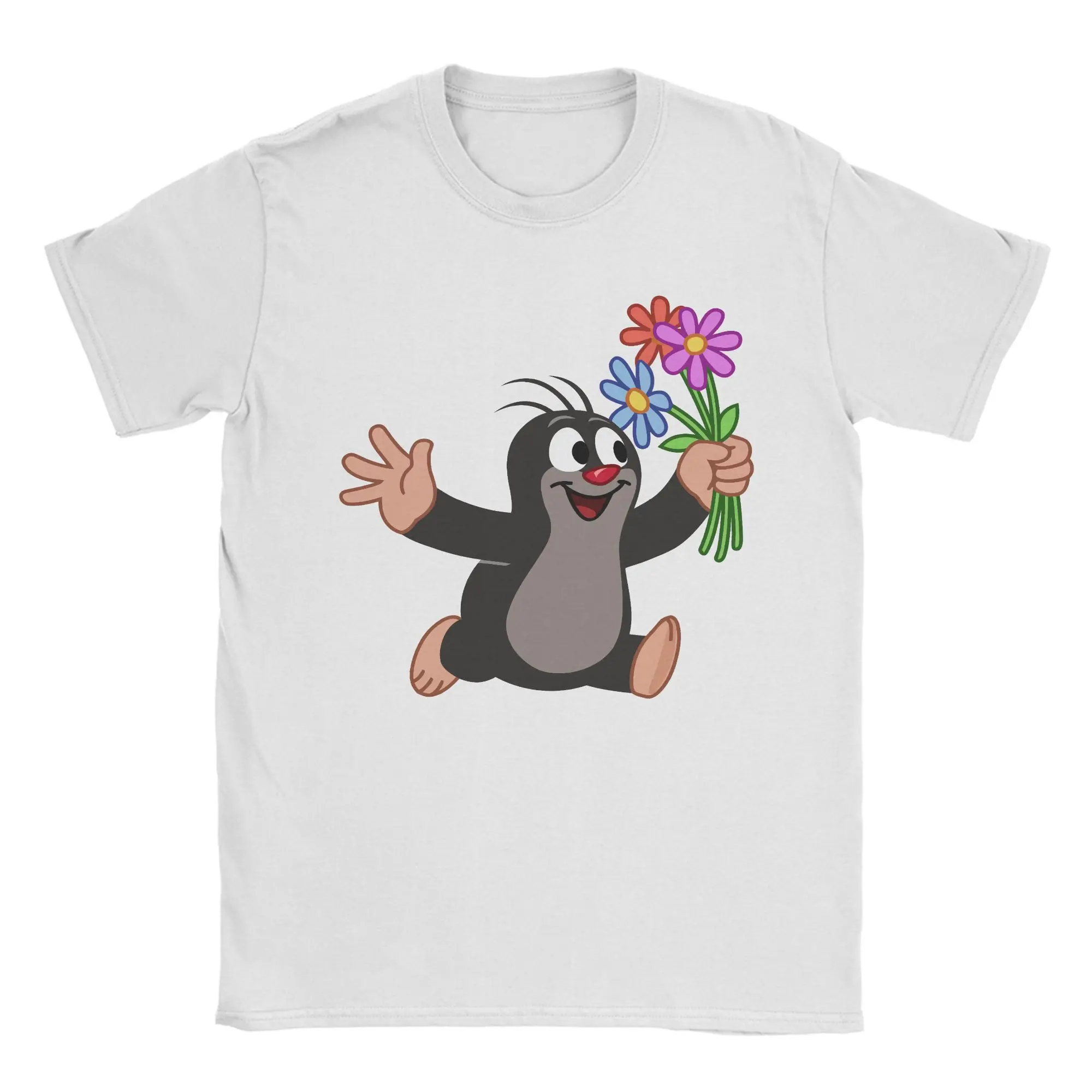 Men's T-Shirt Cartoon The Little Mole Funny 100% Cotton Tee Shirt Short Sleeve T Shirts Round Collar Clothes 6XL
Men's T-Shirt Cartoon The Little Mole Funny 100% Cotton Tee Shirt Short Sleeve T Shirts Round Collar Clothes 6XL