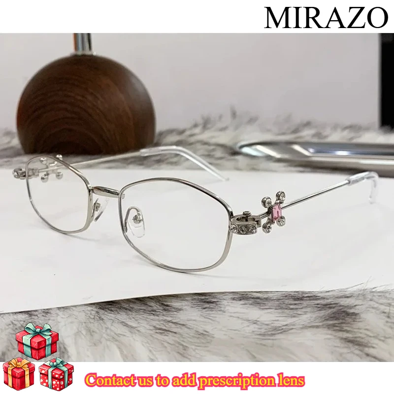 2025 GM Silver Polygon Glasses Frame Women Jewelry Glasses Prescription Anti-blue Light Titanium Frame Ultra Light Glasses
2025 GM Silver Polygon Glasses Frame Women Jewelry Glasses Prescription Anti-blue Light Titanium Frame Ultra Light Glasses