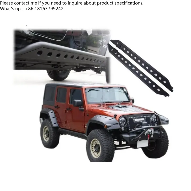 HIACE HOME Use for 4X4 Body KitJeep Wrangler Side Rock Slider Side Guard Plate Side Pedal Off-road Steel Mud Black
HIACE HOME Use for 4X4 Body KitJeep Wrangler Side Rock Slider Side Guard Plate Side Pedal Off-road Steel Mud Black