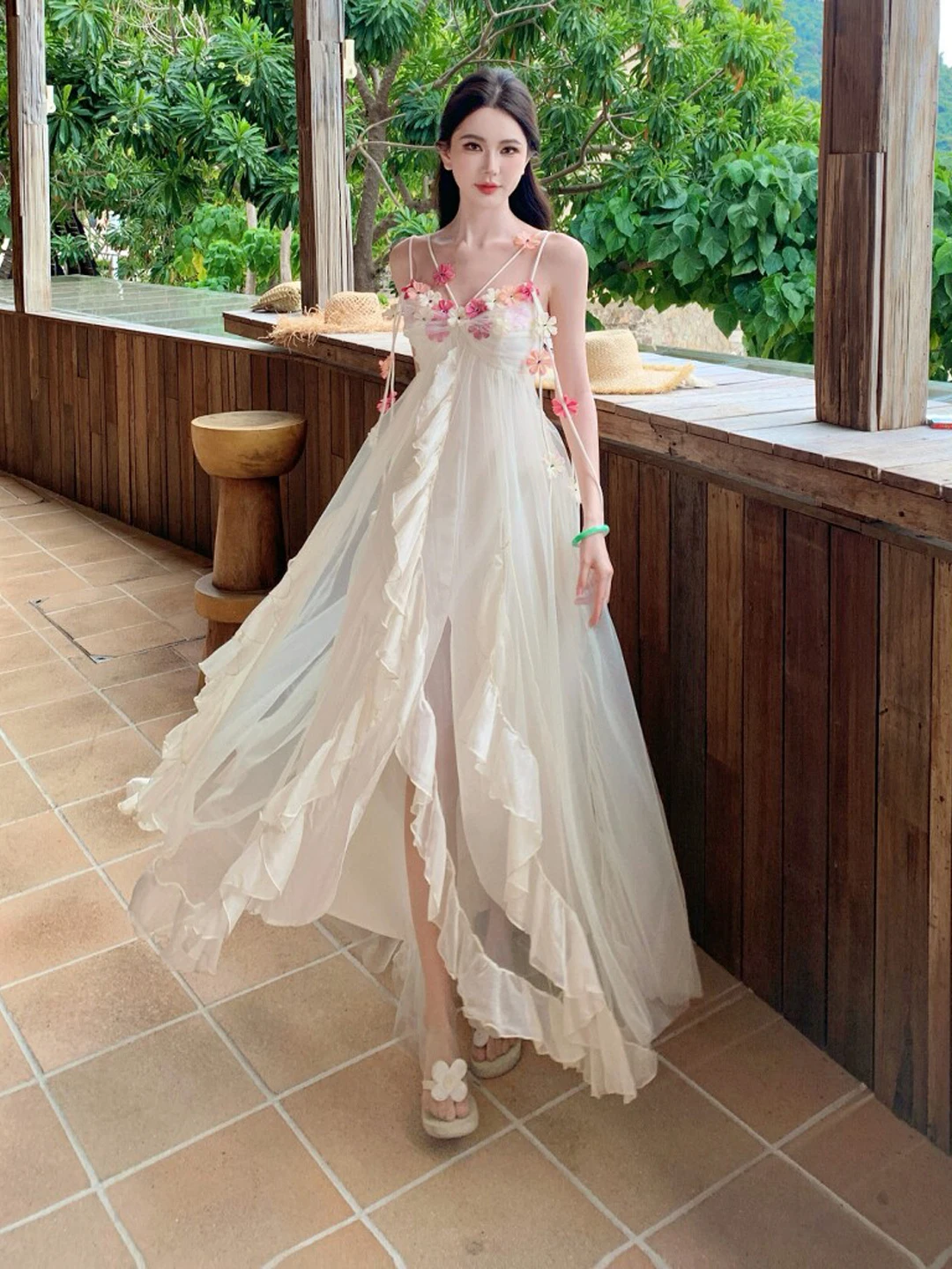 Beach Vacation Unique Beautiful Asymmetrical Slit Halter Fairy Long Dress Summer 2026 Casual City Commute Campus Date Outfit
Beach Vacation Unique Beautiful Asymmetrical Slit Halter Fairy Long Dress Summer 2026 Casual City Commute Campus Date Outfit