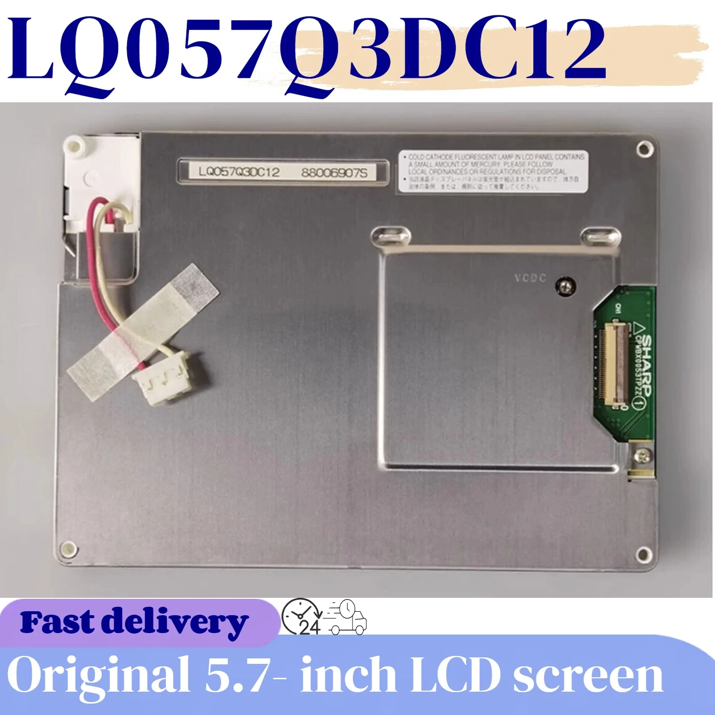 LQ057Q3DC02 LQ057Q3D12 LQ057Q3DC-17 подходит для оригинального тестирования высококачественного ЖК-экрана Sharp с диагональю 5,7 дюйма.
LQ057Q3DC02 LQ057Q3D12 LQ057Q3DC-17 подходит для оригинального тестирования высококачественного ЖК-экрана Sharp с диагональю 5,7 дюйма.