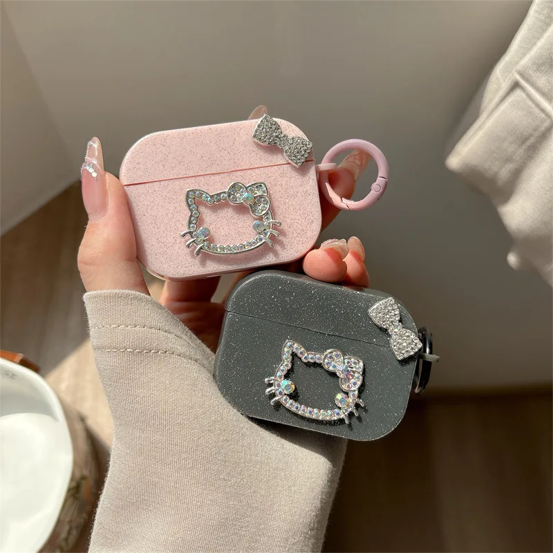 For Airpods 4 Case,Hello Kitty Glitter Pink Diamond Shockproof TPU Earphone Cover For Airpods Pro 2 Case Fund Girls Lovers
For Airpods 4 Case,Hello Kitty Glitter Pink Diamond Shockproof TPU Earphone Cover For Airpods Pro 2 Case Fund Girls Lovers