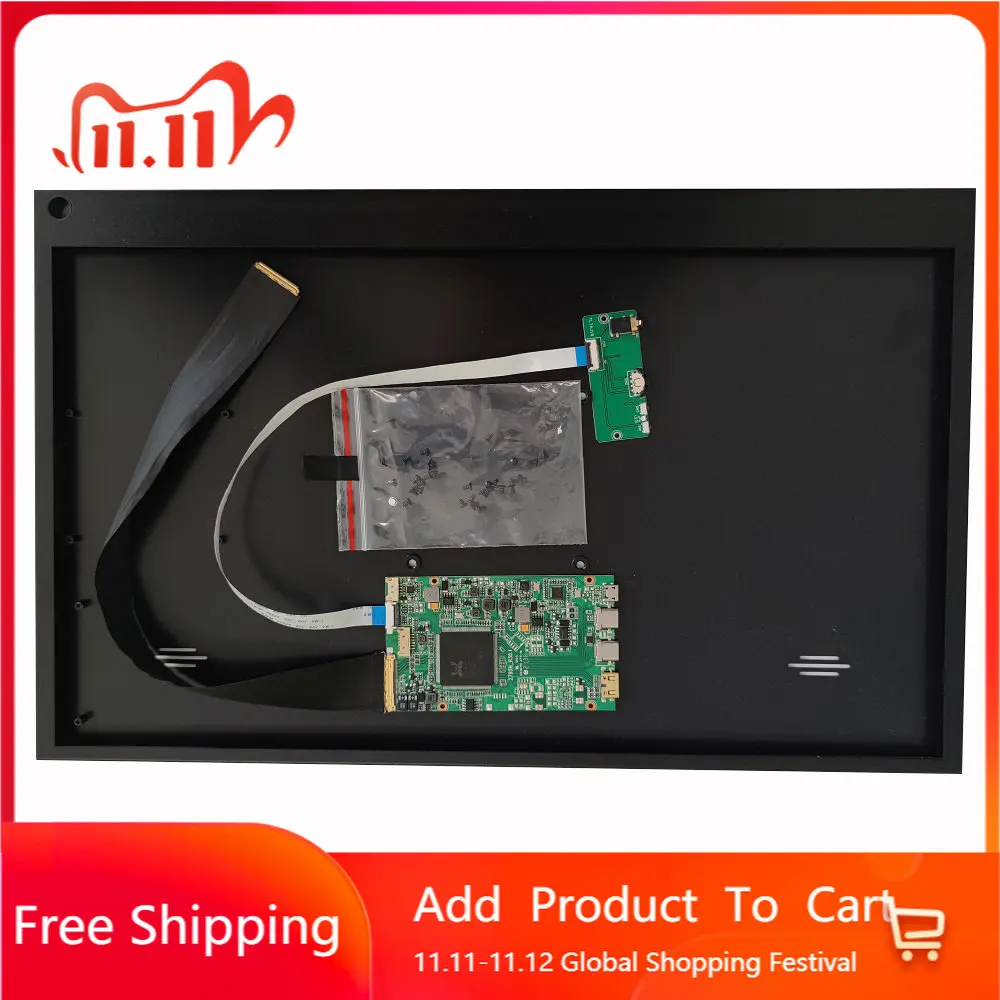 Kit for B173HAN04 17.3" 1920X1080 screen case Metal alloy box cover+4K LCD driver board HDMI-Compatible type-C EDP LED LCD Panel
Kit for B173HAN04 17.3" 1920X1080 screen case Metal alloy box cover+4K LCD driver board HDMI-Compatible type-C EDP LED LCD Panel