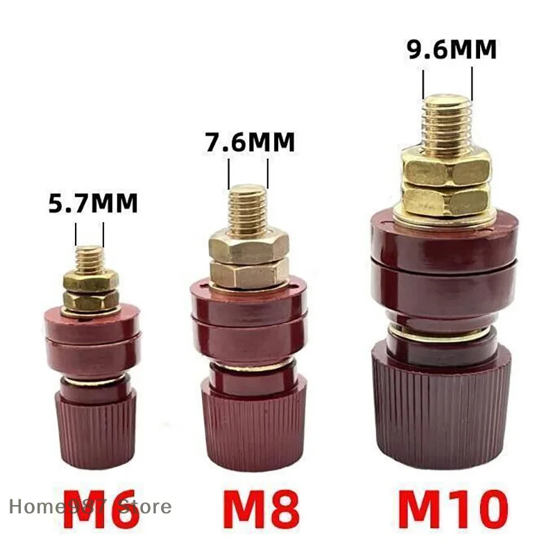 1 Pc M6/M8/M10 Wire Binding Post Thread Screw Brass Weld Machine Inverter Clamp Power Supply Splice Connector Terminal
1 Pc M6/M8/M10 Wire Binding Post Thread Screw Brass Weld Machine Inverter Clamp Power Supply Splice Connector Terminal