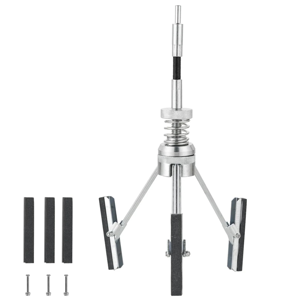 Engine Cylinder Hone Adjustable Deglazer Set for Grinding Holes From 2In-7In in Diameter, with 3 Replaceable Stone
Engine Cylinder Hone Adjustable Deglazer Set for Grinding Holes From 2In-7In in Diameter, with 3 Replaceable Stone