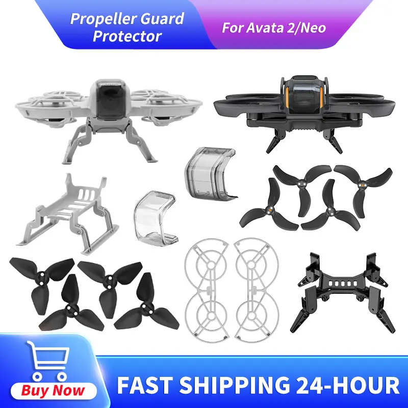 Avata 2 Neo Full Set Accessories Propeller Protector Ring Landing Gear Gimbal Cover Replacement Spare Parts
Avata 2 Neo Full Set Accessories Propeller Protector Ring Landing Gear Gimbal Cover Replacement Spare Parts