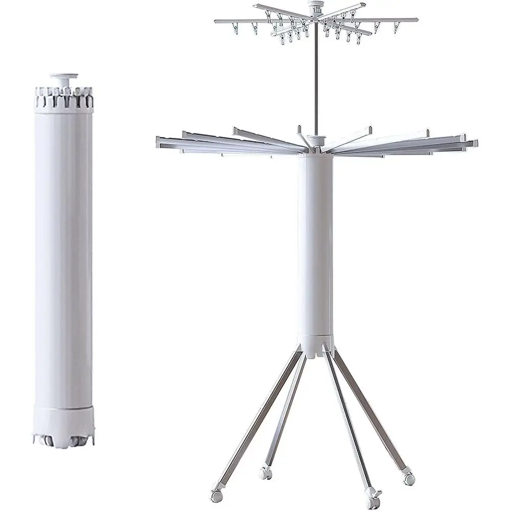 Портативная складная сушилка для одежды в помещении, компактная вешалка, 16 стержней, вместимость 50 кг, сборка не требуется
Портативная складная сушилка для одежды в помещении, компактная вешалка, 16 стержней, вместимость 50 кг, сборка не требуется