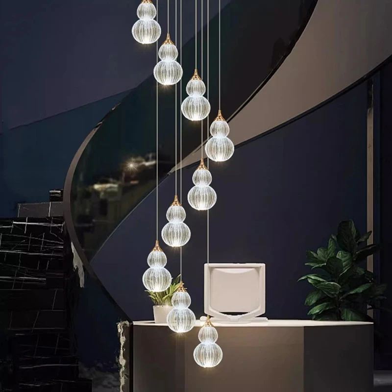 Modern Stair chandelier Pendant lights indoor lighting Ceiling lamp hanging light led Chandeliers for living room indoor lightin
Modern Stair chandelier Pendant lights indoor lighting Ceiling lamp hanging light led Chandeliers for living room indoor lightin