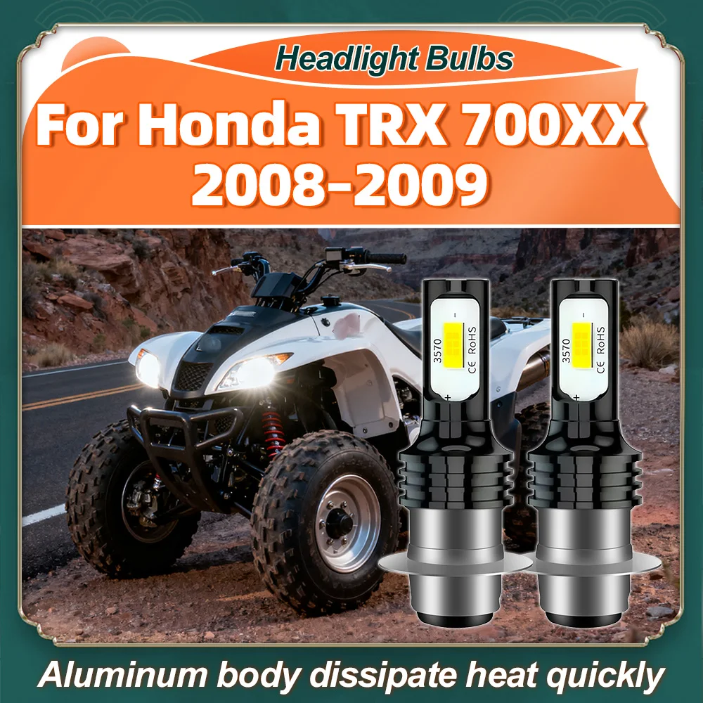 2 шт. для Honda TRX 700XX 2008-2009 H6 светодиодные фары 17000LM 40W 6000K белые 1:1 размер простые в установке светодиодные лампы
2 шт. для Honda TRX 700XX 2008-2009 H6 светодиодные фары 17000LM 40W 6000K белые 1:1 размер простые в установке светодиодные лампы