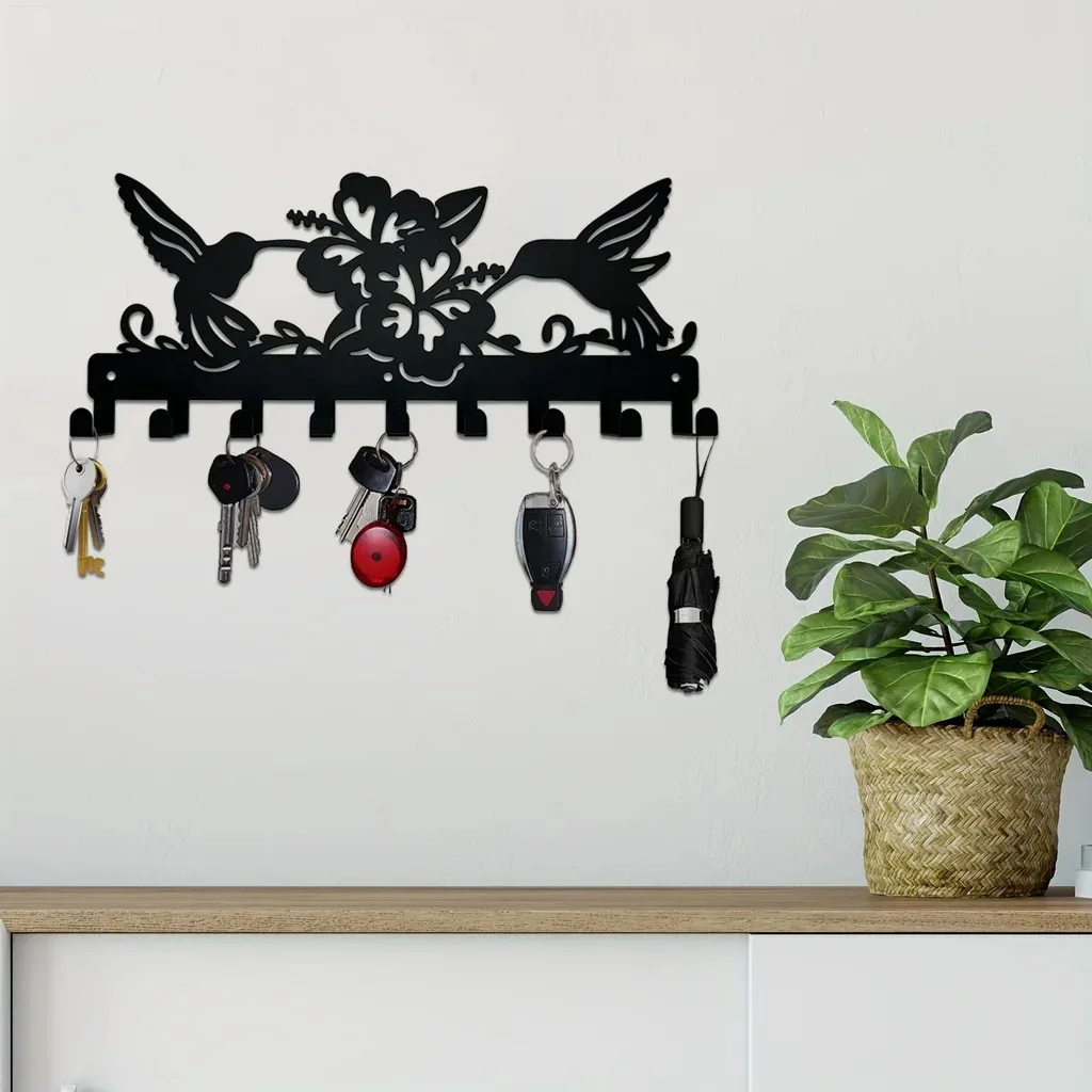Crafts Metal Wall Hanging Storage Rack, Bird And Flowers Coat Rack For Keys, Wall Mount Hooks Wall hanging Towel Rack Coat rack
Crafts Metal Wall Hanging Storage Rack, Bird And Flowers Coat Rack For Keys, Wall Mount Hooks Wall hanging Towel Rack Coat rack