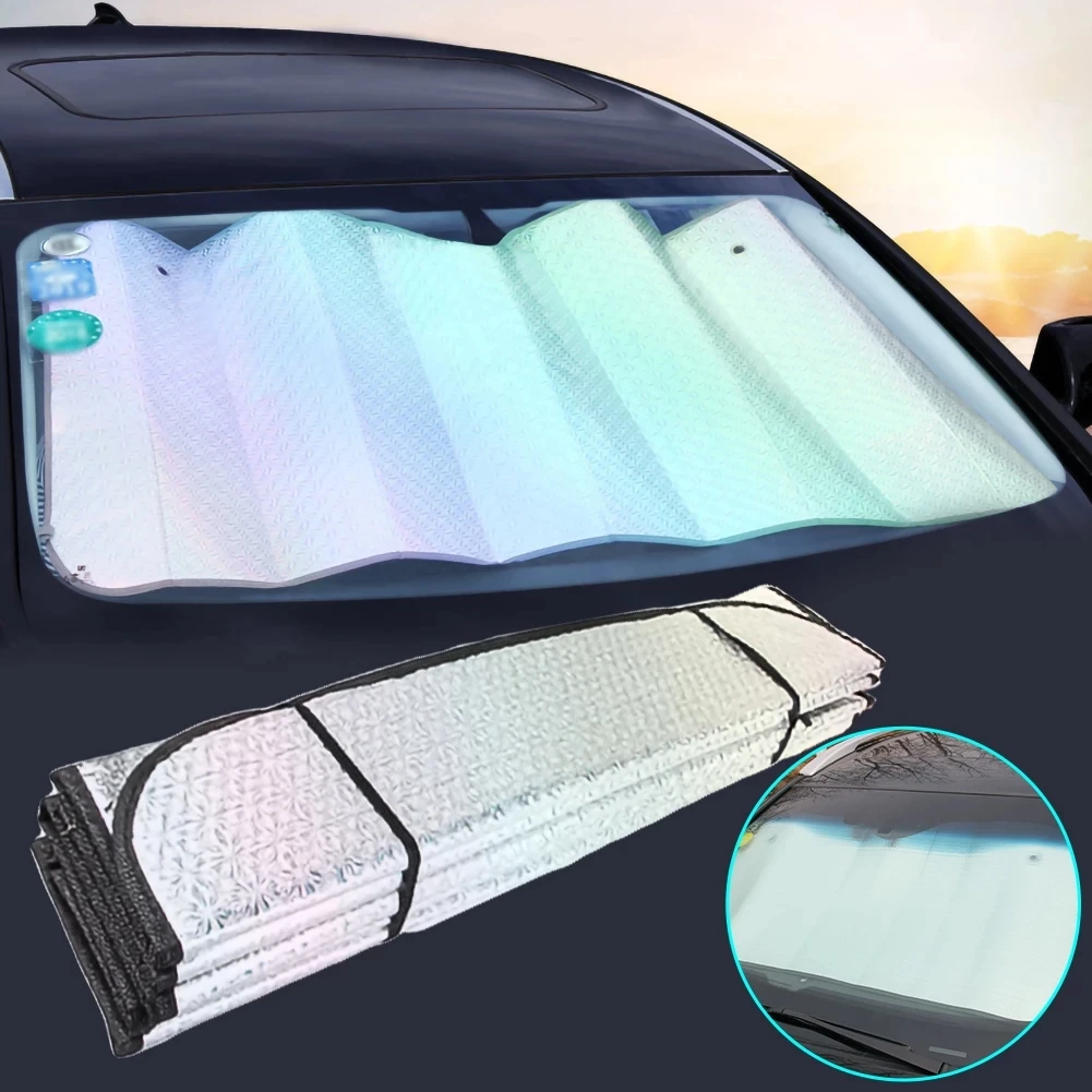 130*60CM Car Sun Shade UV Visiere Protection Curtain Sunshade Film Windshield Visor Front Windshield Sunshade Cover Picnic Mat
130*60CM Car Sun Shade UV Visiere Protection Curtain Sunshade Film Windshield Visor Front Windshield Sunshade Cover Picnic Mat