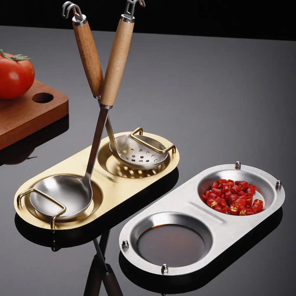 1pc Stainless Steel Soup Spoon Holder Rack Silver Kitchen Utensils Storage Stand Spoon Rest Ladle Holder Scoop Rack Utensils
1pc Stainless Steel Soup Spoon Holder Rack Silver Kitchen Utensils Storage Stand Spoon Rest Ladle Holder Scoop Rack Utensils