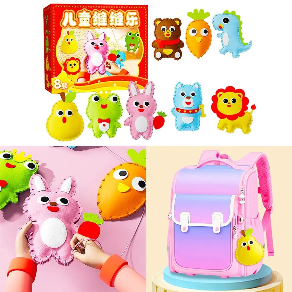 Многоцветная игрушка для шитья «сделай сам», мультяшный медведь, кролик, простое управление, мультяшная кукла-животное, безопасный инструмент из ЭВА, комплект швейных материалов для куклы, подарок
Многоцветная игрушка для шитья «сделай сам», мультяшный медведь, кролик, простое управление, мультяшная кукла-животное, безопасный инструмент из ЭВА, комплект швейных материалов для куклы, подарок