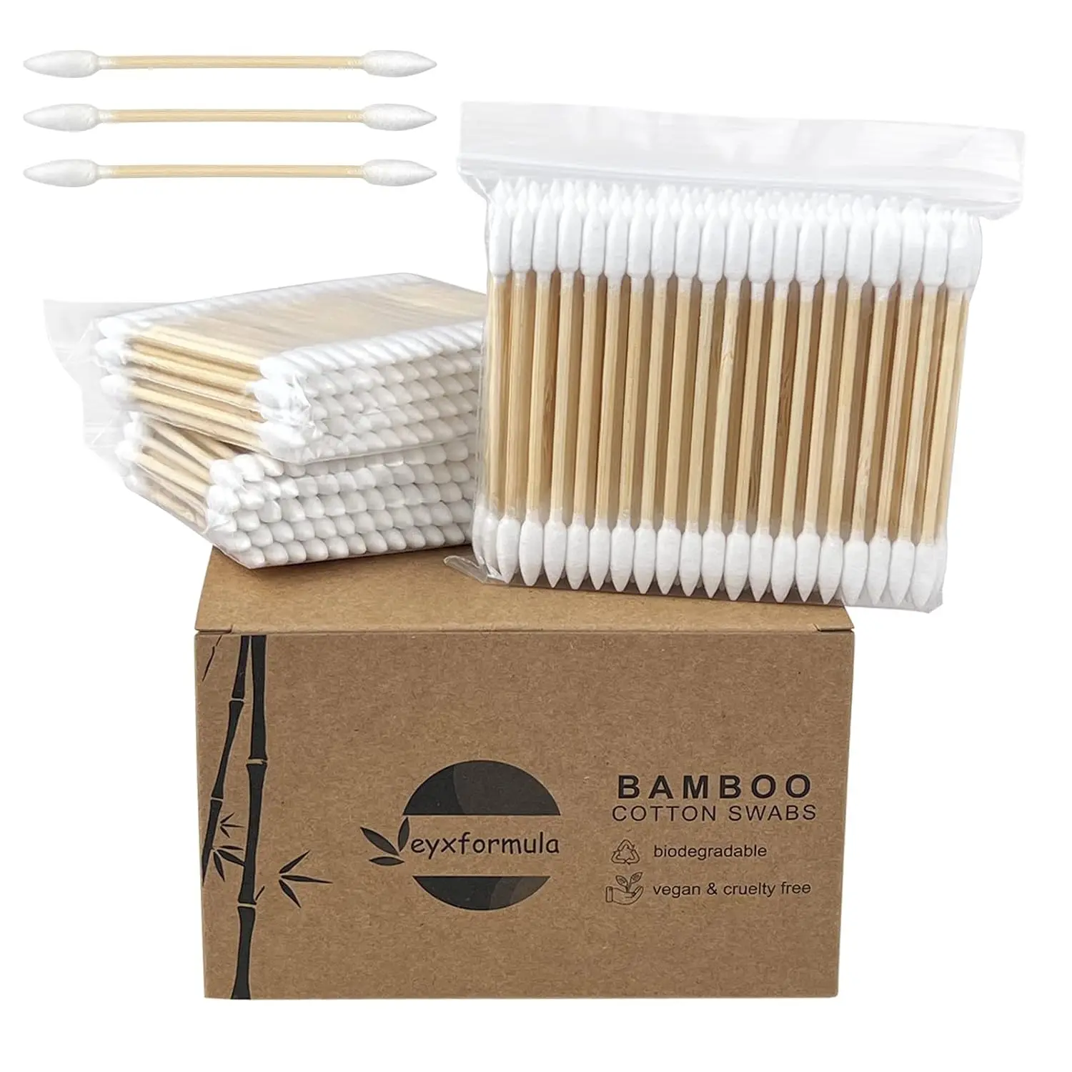 Pointed Cotton Swabs 500 Count Double Precision Tips with Bamboo Sticks for Makeup Nail Art Crafts Cleaning
Pointed Cotton Swabs 500 Count Double Precision Tips with Bamboo Sticks for Makeup Nail Art Crafts Cleaning
