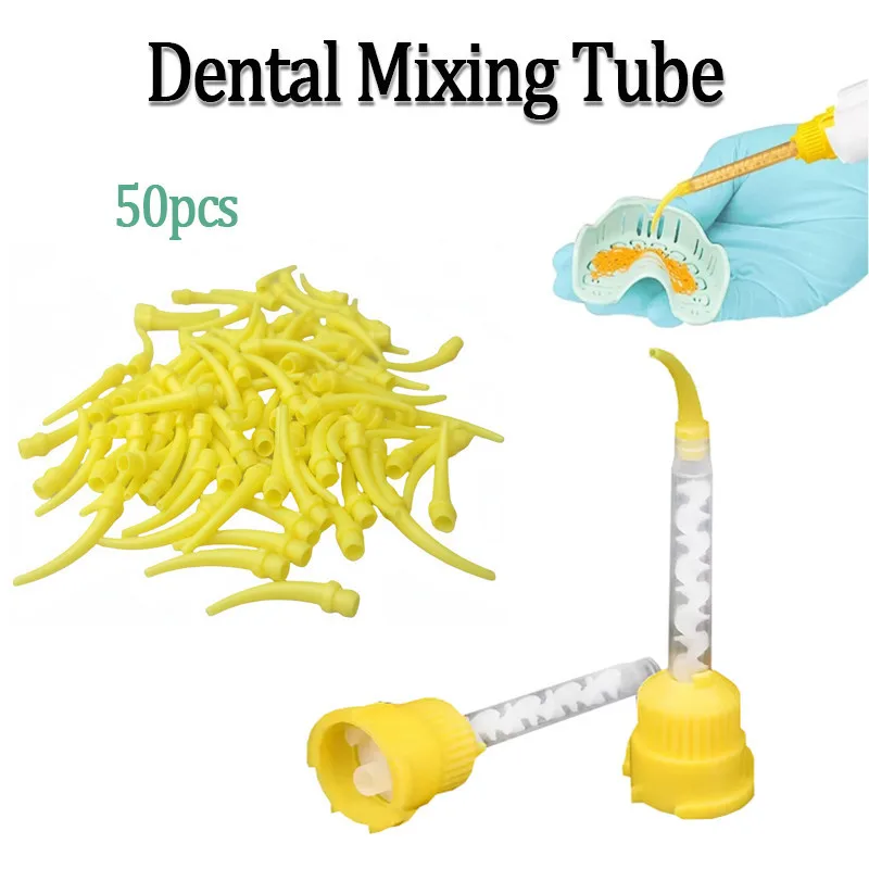 50Pcs Dental Mixing Tips Tubes Disposable Nozzles Head Impression Materials Silicone Rubber
50Pcs Dental Mixing Tips Tubes Disposable Nozzles Head Impression Materials Silicone Rubber