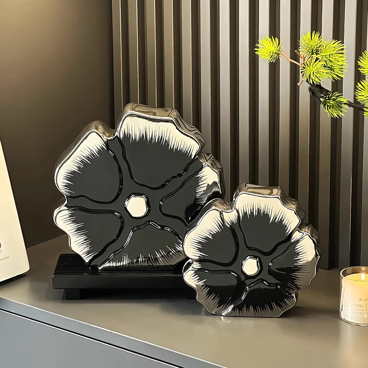Advanced ceramic ornaments Wabi Sabi style living room foyer TV cabinet decoration, light luxury high-end decoration
Advanced ceramic ornaments Wabi Sabi style living room foyer TV cabinet decoration, light luxury high-end decoration