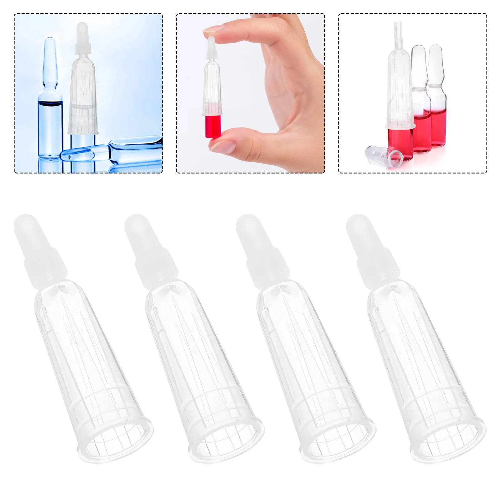 50Pcs Ampule Bottle Dispensing Tips Replacement Precise Liquid Applicator Tiny Ampule Tips for Finger Protection Glue Dispensing 
50Pcs Ampule Bottle Dispensing Tips Replacement Precise Liquid Applicator Tiny Ampule Tips for Finger Protection Glue Dispensing
