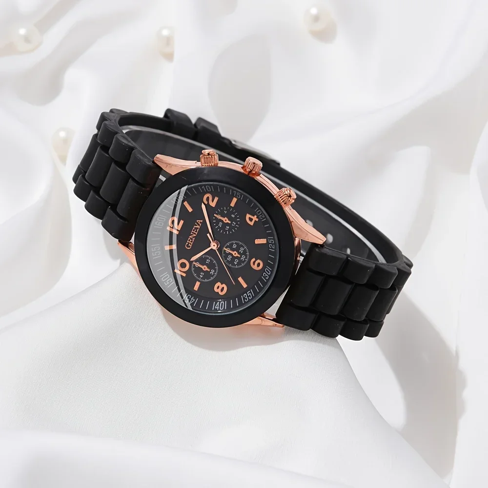 2Pcs Luxury Women's Watch Set Fashion Luxury Elegant Alloy Wristwatch Silicone Strap Couple Watch Men Quartz Holiday Gifts
2Pcs Luxury Women's Watch Set Fashion Luxury Elegant Alloy Wristwatch Silicone Strap Couple Watch Men Quartz Holiday Gifts