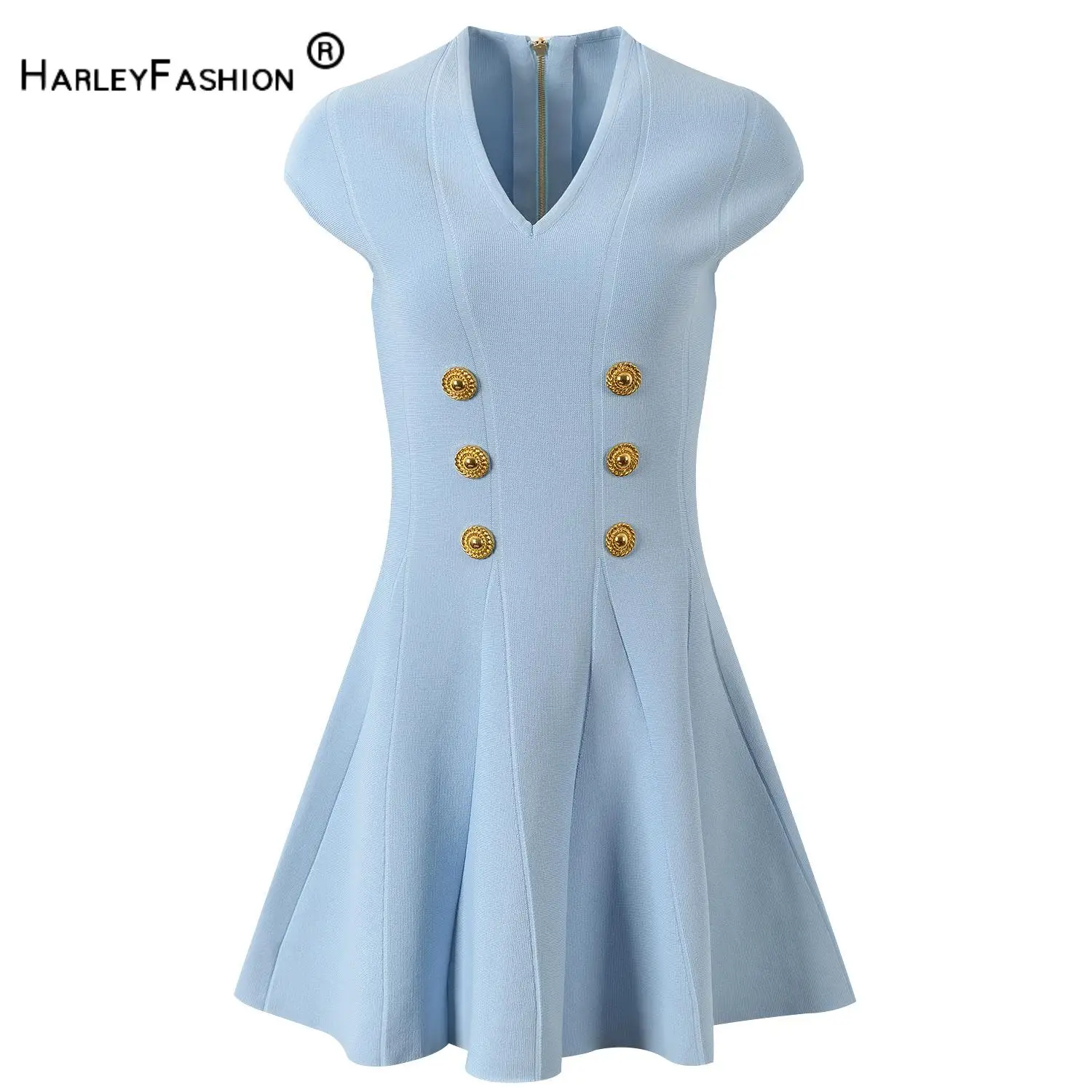 2024 New Arrival Summer Elegant Style Lady Knits V-neckline Basic Outwear Double-breasted Sleeveless Women Mini Solid Dress
2024 New Arrival Summer Elegant Style Lady Knits V-neckline Basic Outwear Double-breasted Sleeveless Women Mini Solid Dress